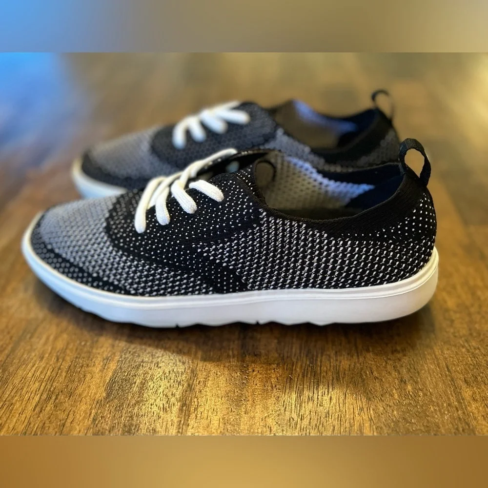 Merrill Women’s Around Town City Lace Knit Sneakers Black & White Size 8 - Picture 7 of 10
